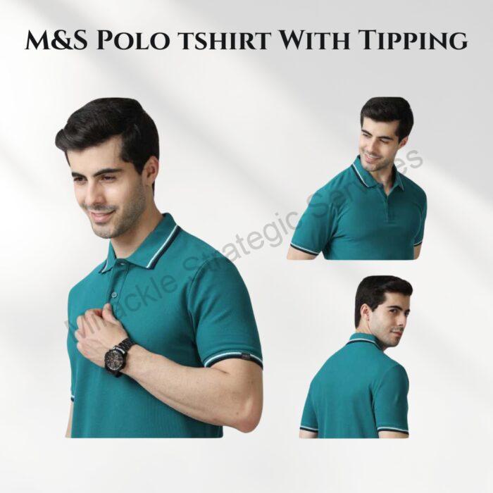M&S Tipping Polo Tshirt