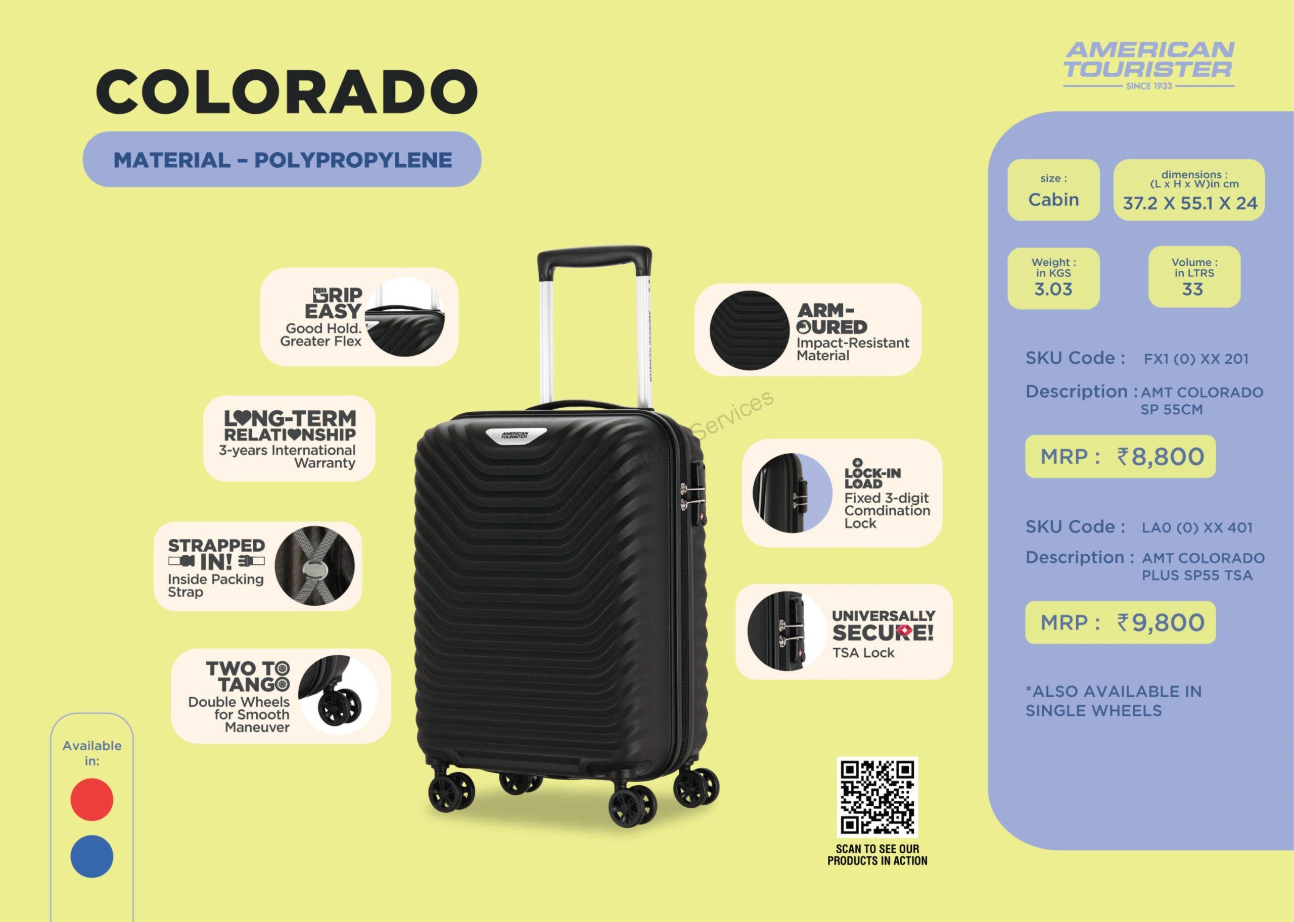 American Tourister Colorado Trolley - SP 55CM - Image 2