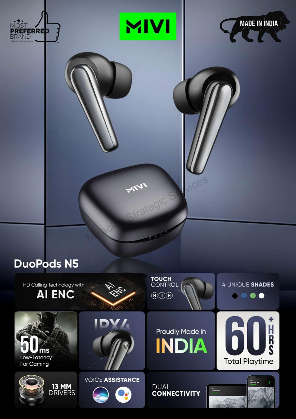 Mivi DuoPods N5 - Image 2