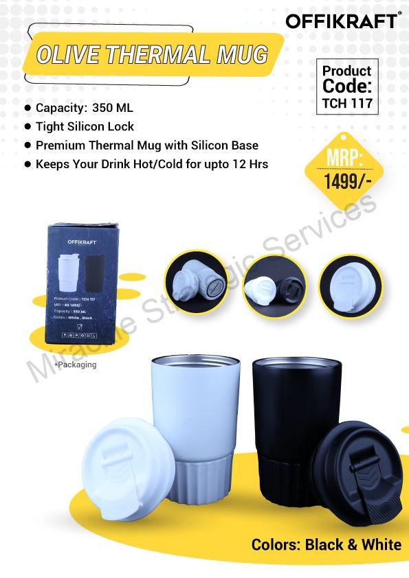 Offikraft Olive Thermal Mug - Image 2