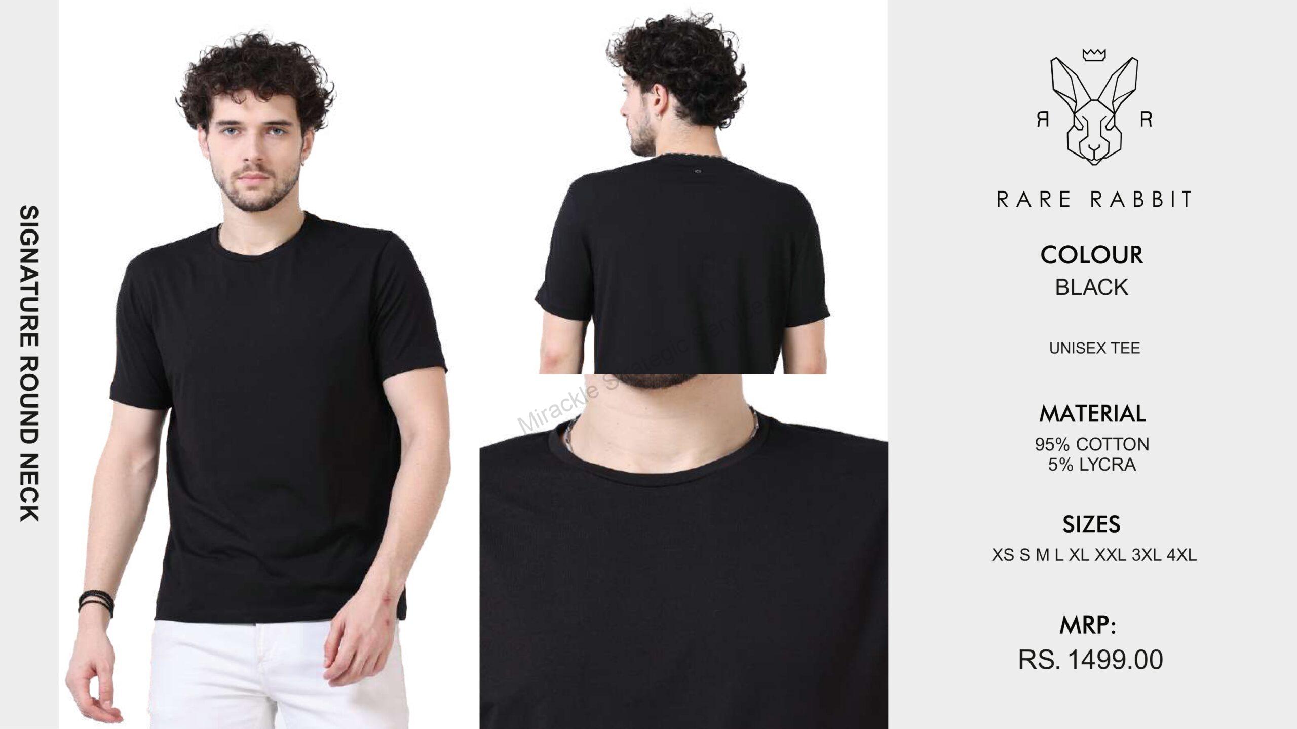 Rare Rabbit Signature Round neck Tshirt - Image 2