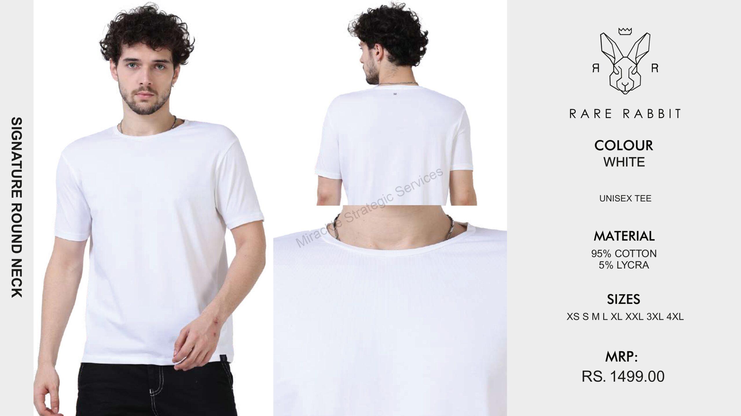 Rare Rabbit Signature Round neck Tshirt - Image 3