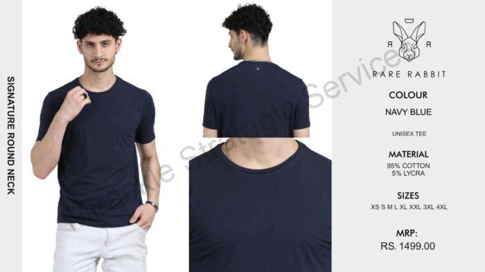 Rare Rabbit Signature Round neck Tshirt - Image 4