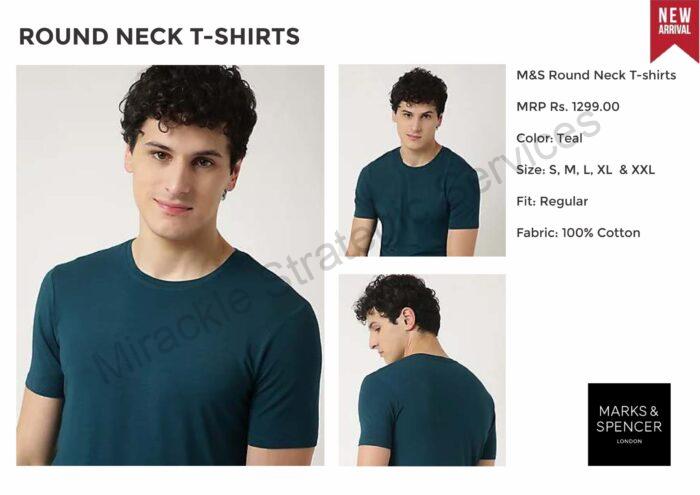 M&S Round Neck Tshirt - Image 2