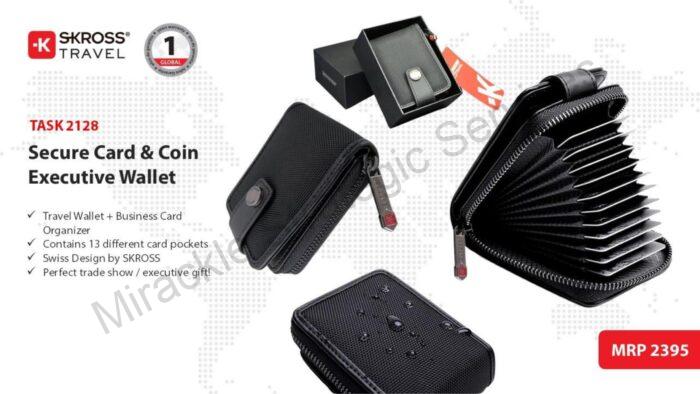 Skross Secure card & coin executive wallet- TASK 2128 - Image 2