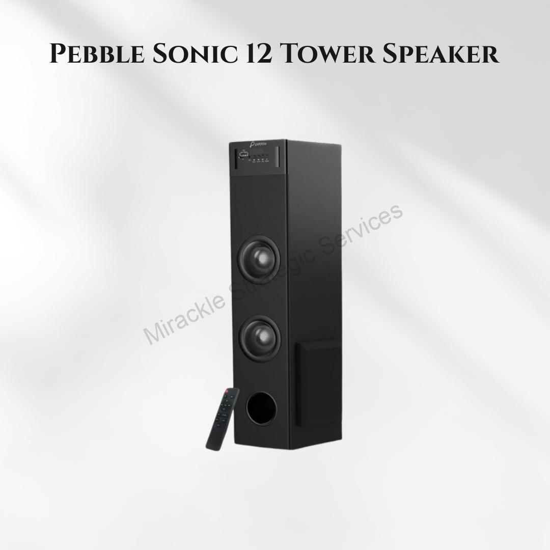 Pebble Sonic 12 Tower Speaker