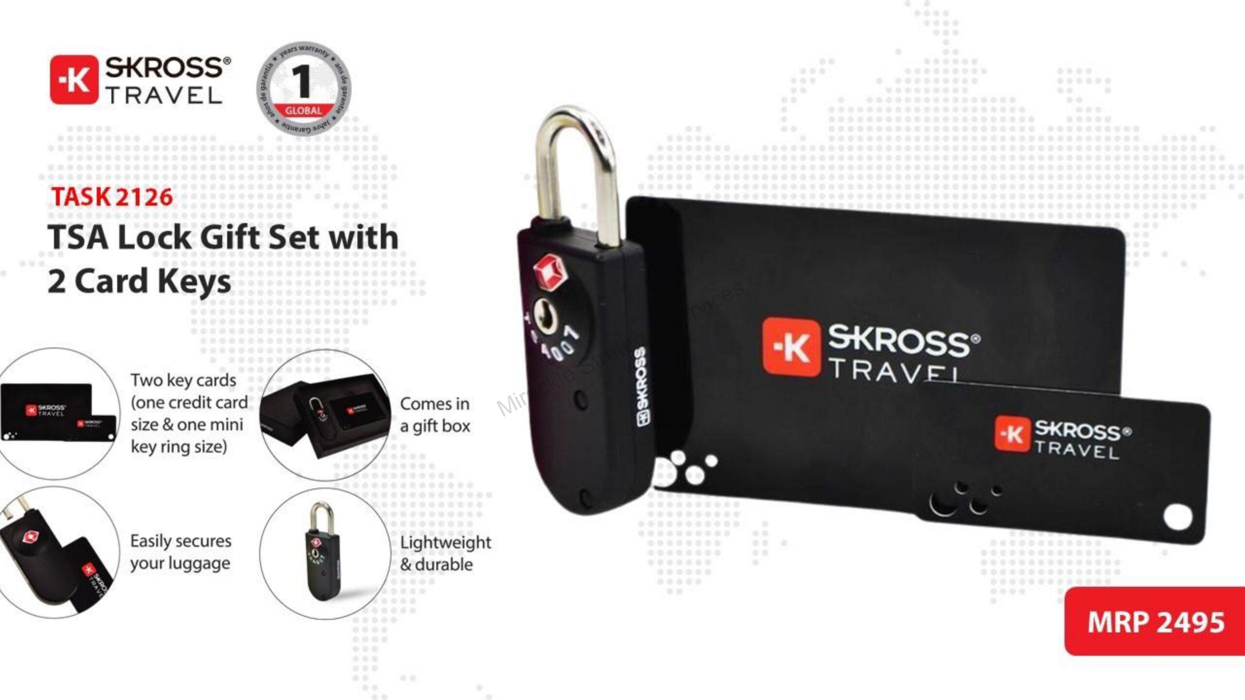 Skross TSA Lock gift set with 2 card keys - FOSK 2126 - Image 2