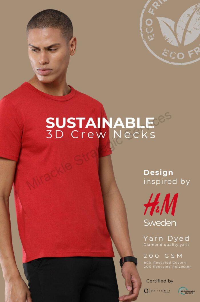 TTH Sustainable 3D Crew neck Tshirt - Image 2