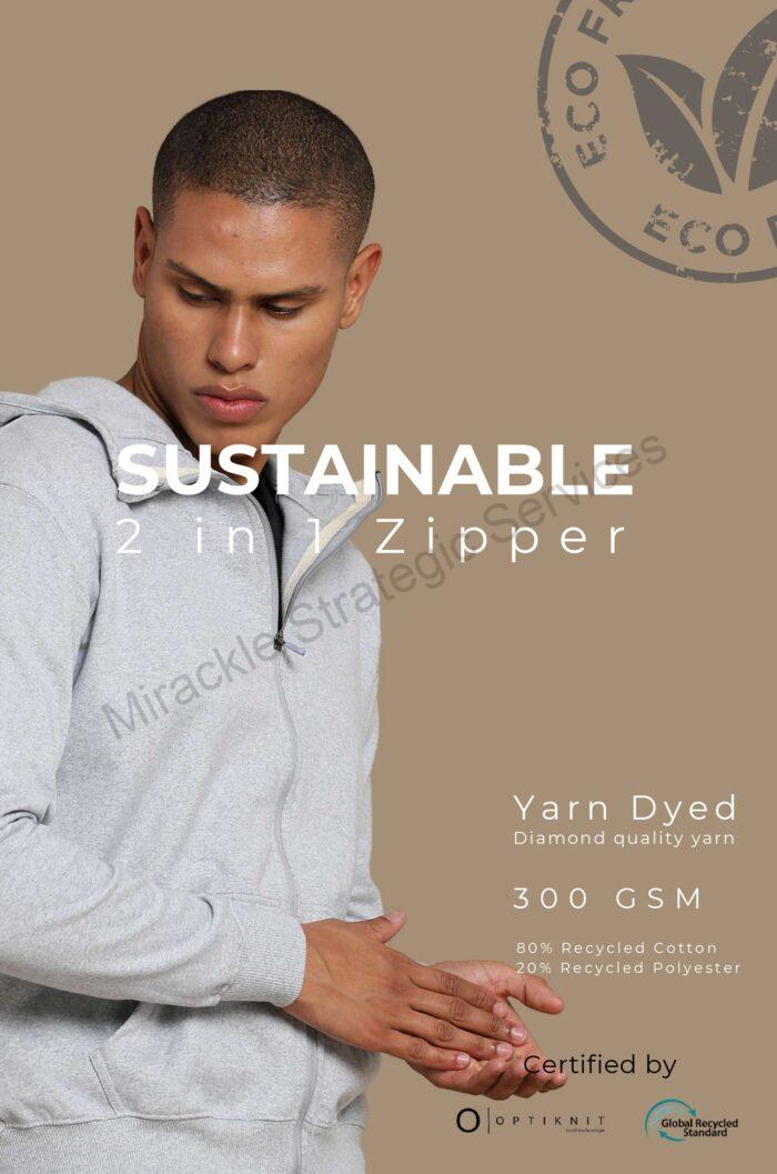 TTH Sustainable 2 in 1 Zipper - Image 2
