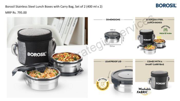 Borosil Lunch Box S2 - Image 2