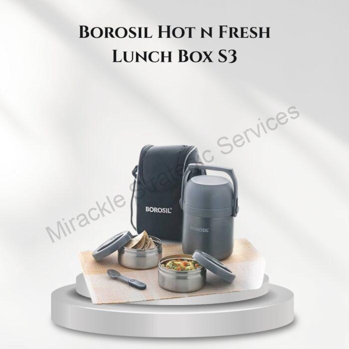 Borosil Hot n Fresh Lunch Box S3