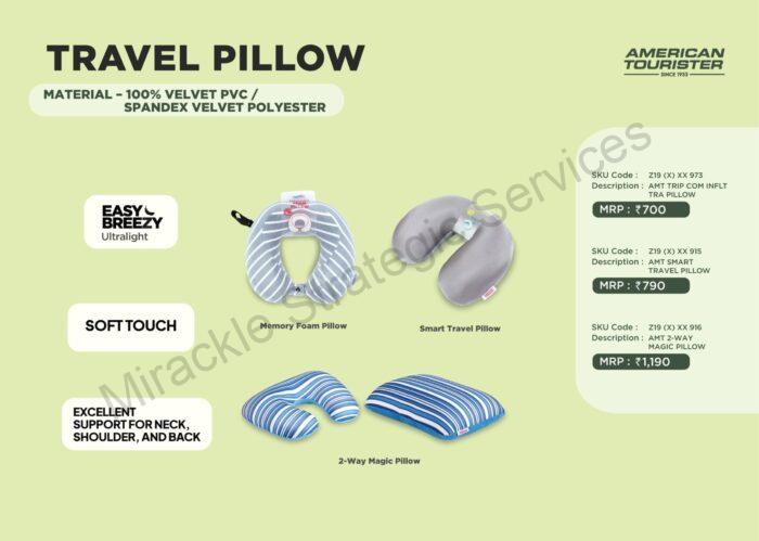 American Tourister Memory Foam Pillow - Image 2
