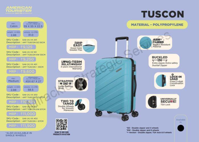 American Tourister Tuscon - DZ 55CM - Image 2