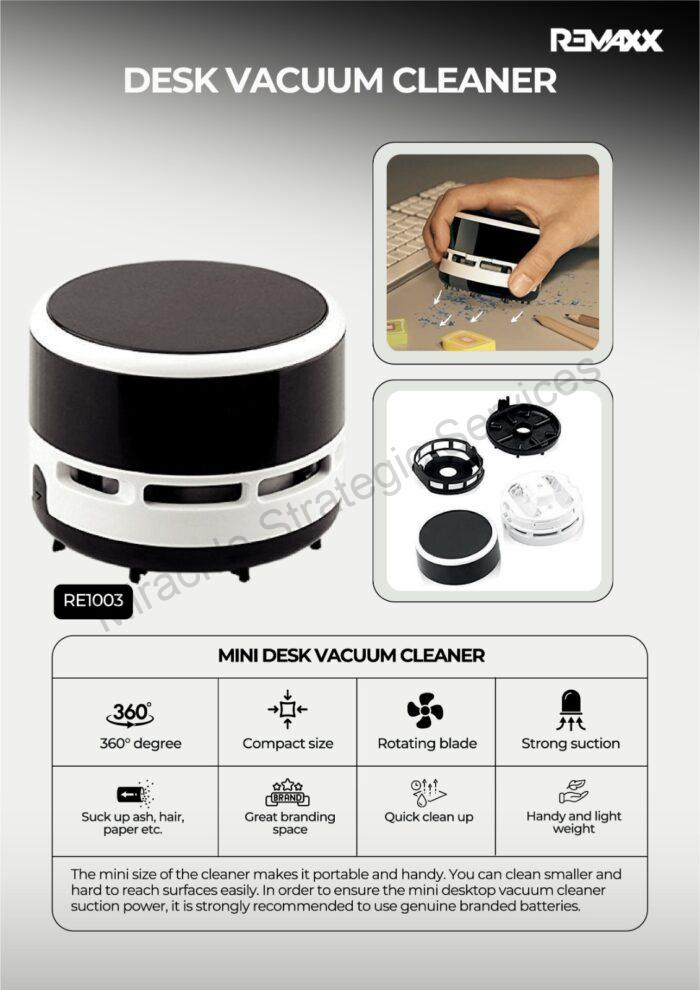 Remaxx Desk Vacuum Cleaner - RE1003 - Image 2