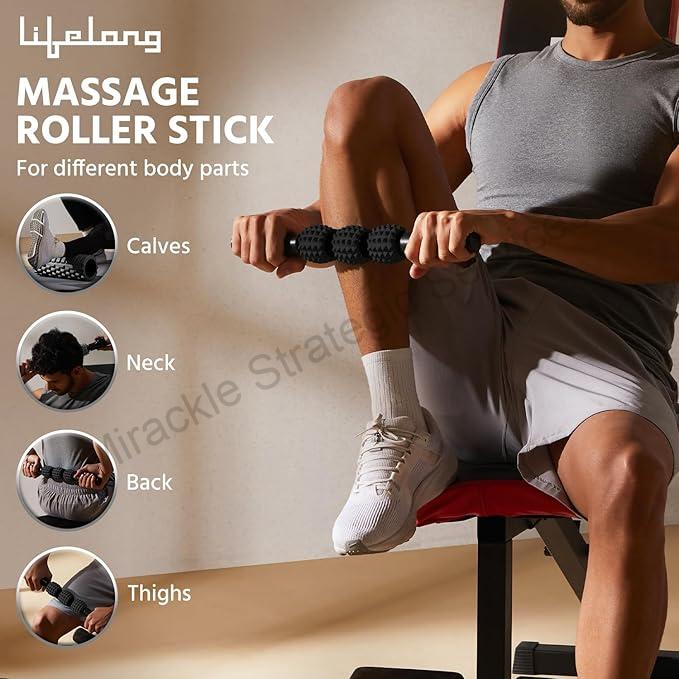 Lifelong Foam Roller for Home Gym- Portable & Versatile Gym Exercise Equipment LLFRC01 - Image 2