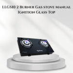 Lifelong LLGS10 - 2 Burner Gas stove Manual Ignition Glass Top