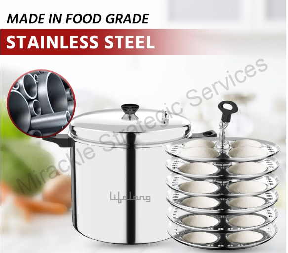 Lifelong Idli Cooker LLIDCKR06 Standard Idli Maker - Image 2