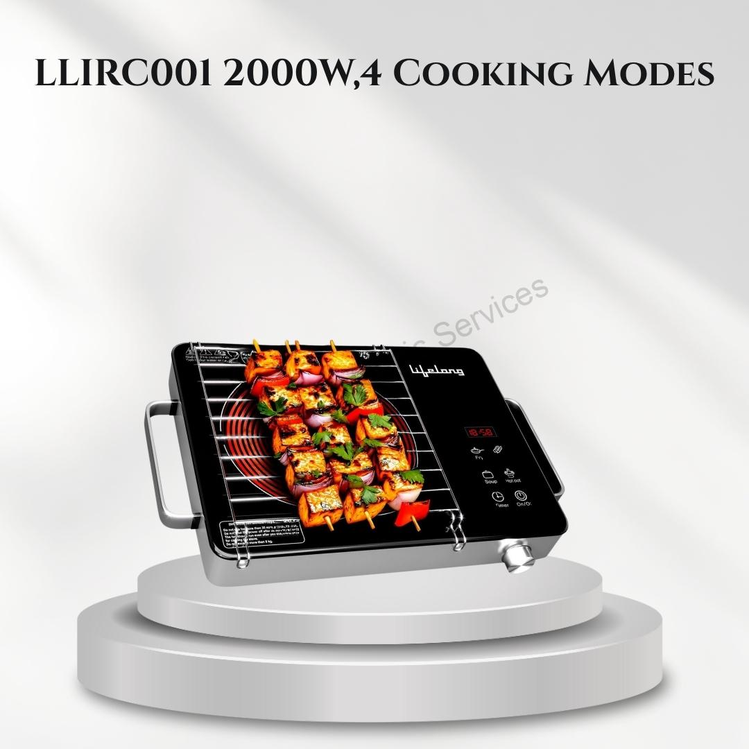Lifelong 2000 Watt Infrared Induction Stove - LLIRC001