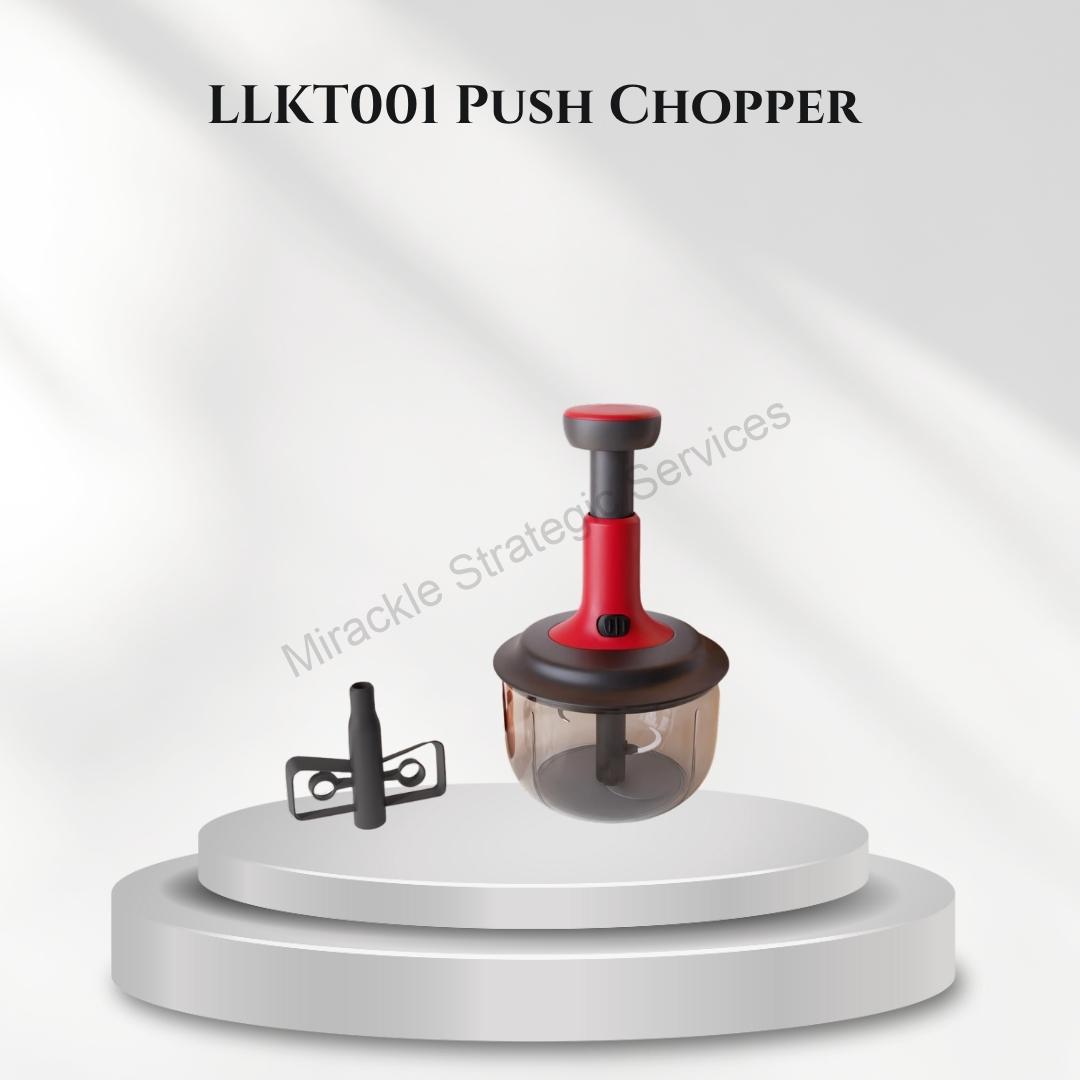 Lifelong Push Chopper 1600ml with whisker LLKT001