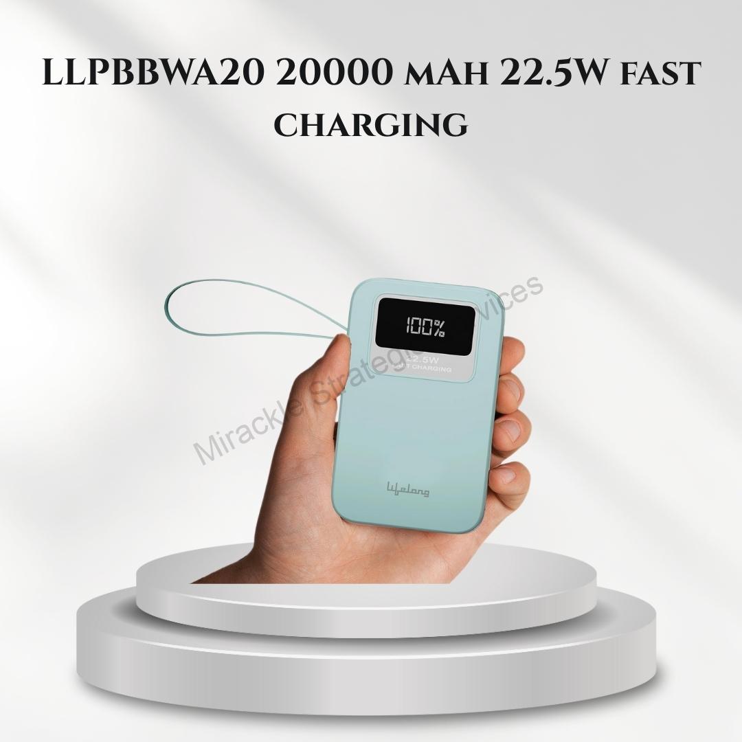 Lifelong LLPBBWA20 20000 mAh 22.5W fast charging powerbank
