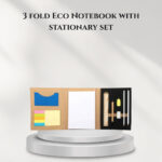 3 fold Eco Notebook with stationary set