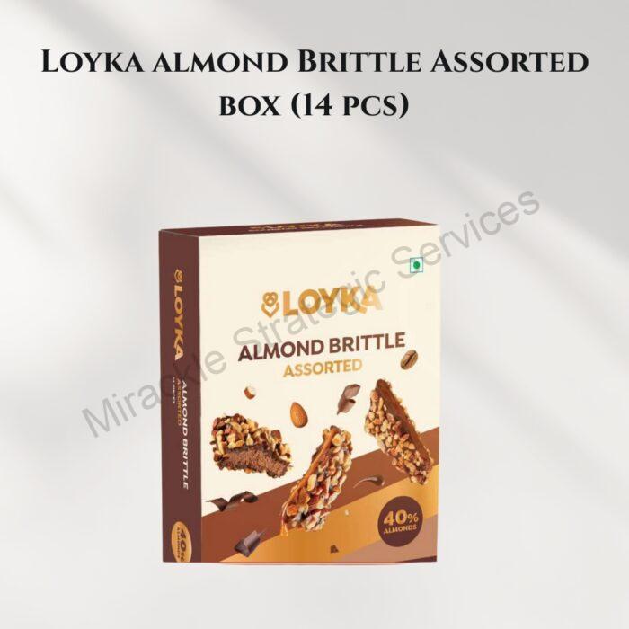 Loyka almond Brittle Assorted box (14 pcs)