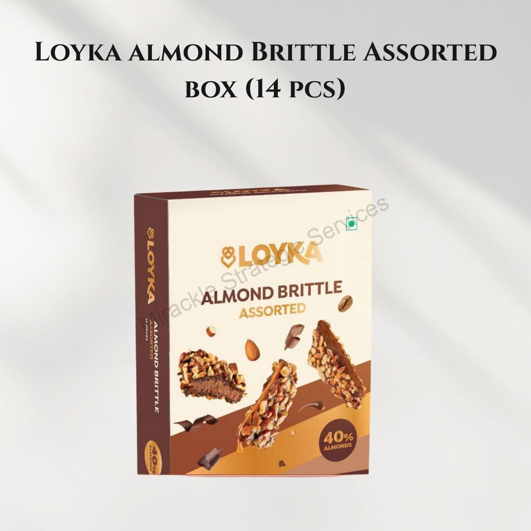 Loyka almond Brittle Assorted box (14 pcs)