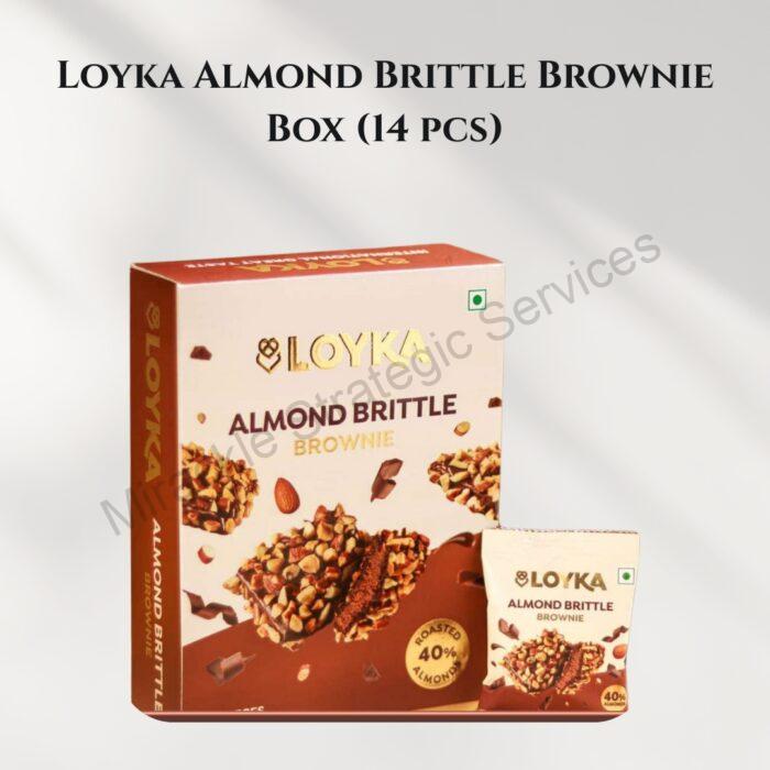 Loyka Almond Brittle Brownie Box (14 pcs)