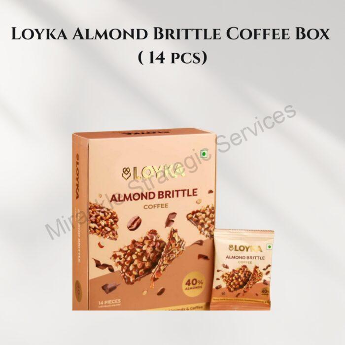 Loyka Almond Brittle Coffee Box ( 14 pcs)