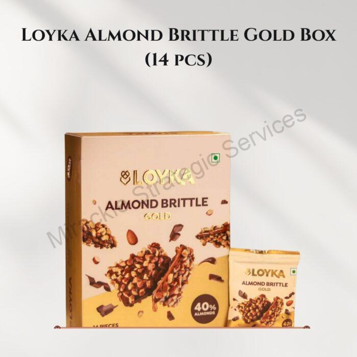 Loyka Almond Brittle Gold Box (14 pcs)