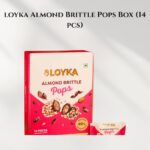 loyka Almond Brittle Pops Box (14 pcs)