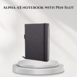 Alpha A5 notebook with Pen Slot