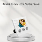 Bubble Clock with Photo Frame