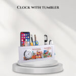 Clock with tumbler