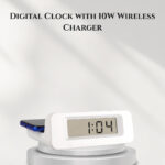 Digital Clock with 10W Wireless Charger