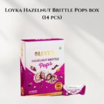 Loyka Hazelnut Brittle Pops box (14 pcs)