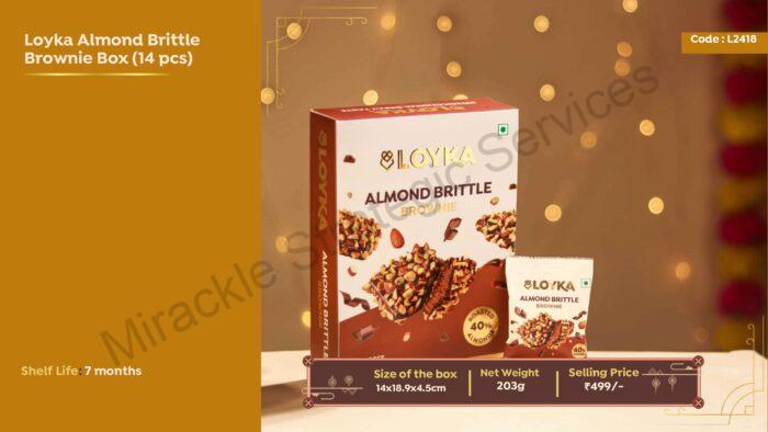 Loyka Almond Brittle Brownie Box (14 pcs) - Image 2