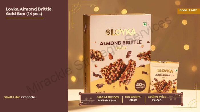 Loyka Almond Brittle Gold Box (14 pcs) - Image 2