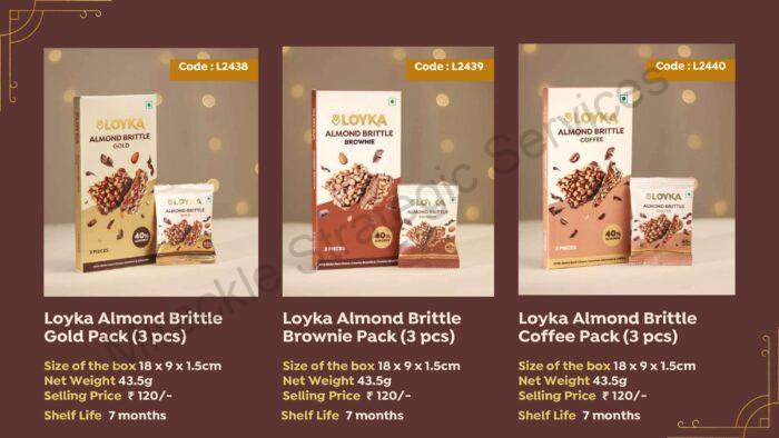 Loyka Almond Brittle  ( 3 pcs) - Image 2