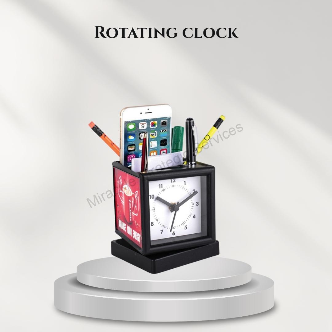 Rotating clock