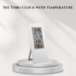 See Thru clock with temperature