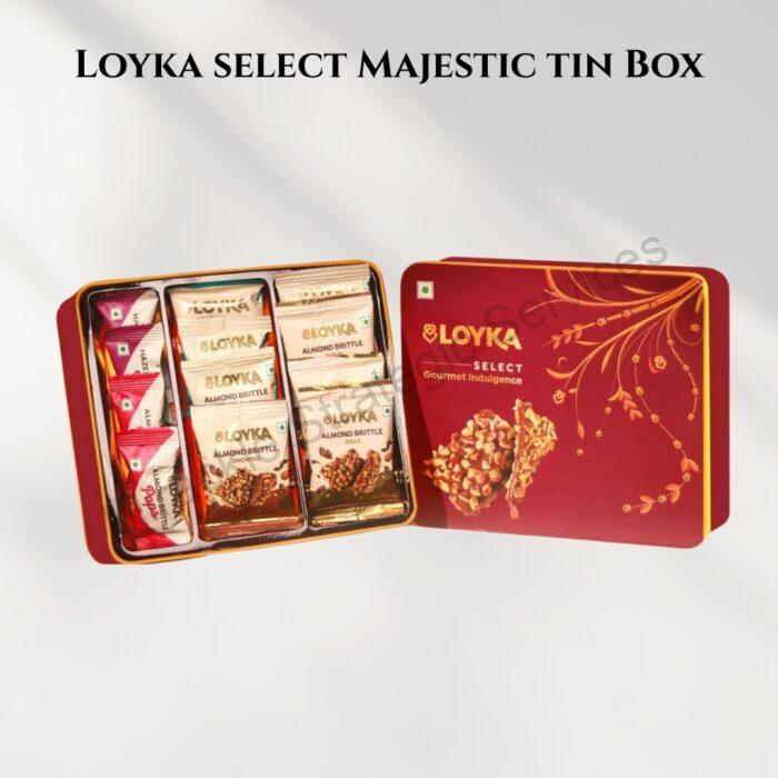 Loyka select Majestic Maroon tin (Reusable) Box