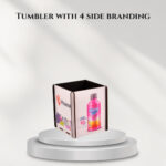 Tumbler with 4 side branding