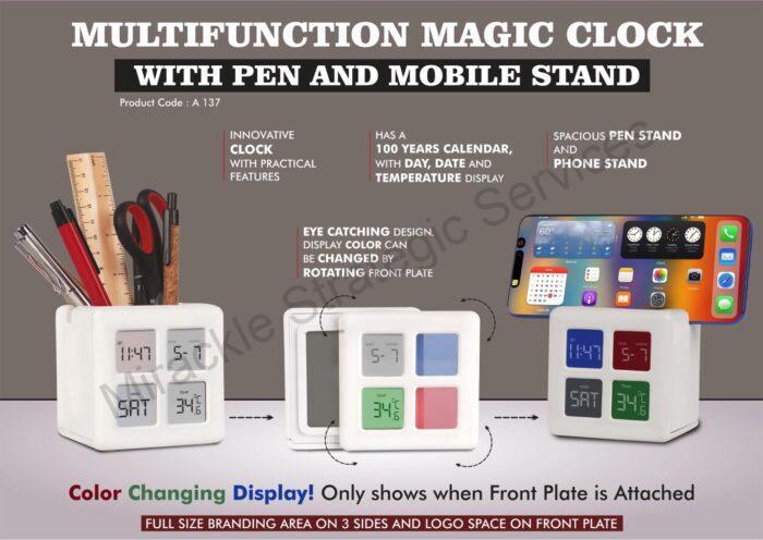 Multifunction Magic Table Clock with Tumbler - Image 2