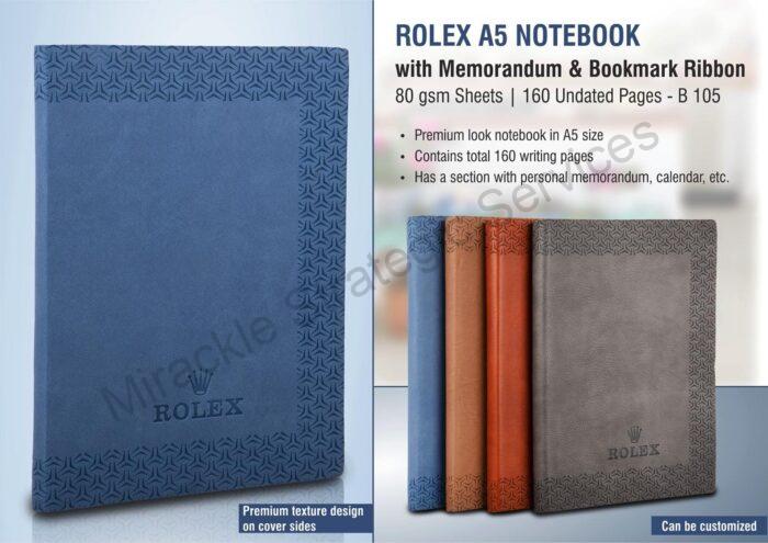 Rolex A5 notebook - Image 2