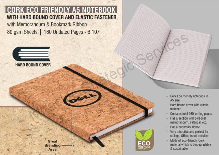 Cork Eco friendly A5 notebook - Image 2