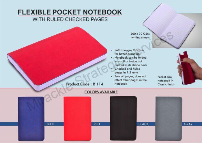 Flexible Pocket Notebook - Image 2
