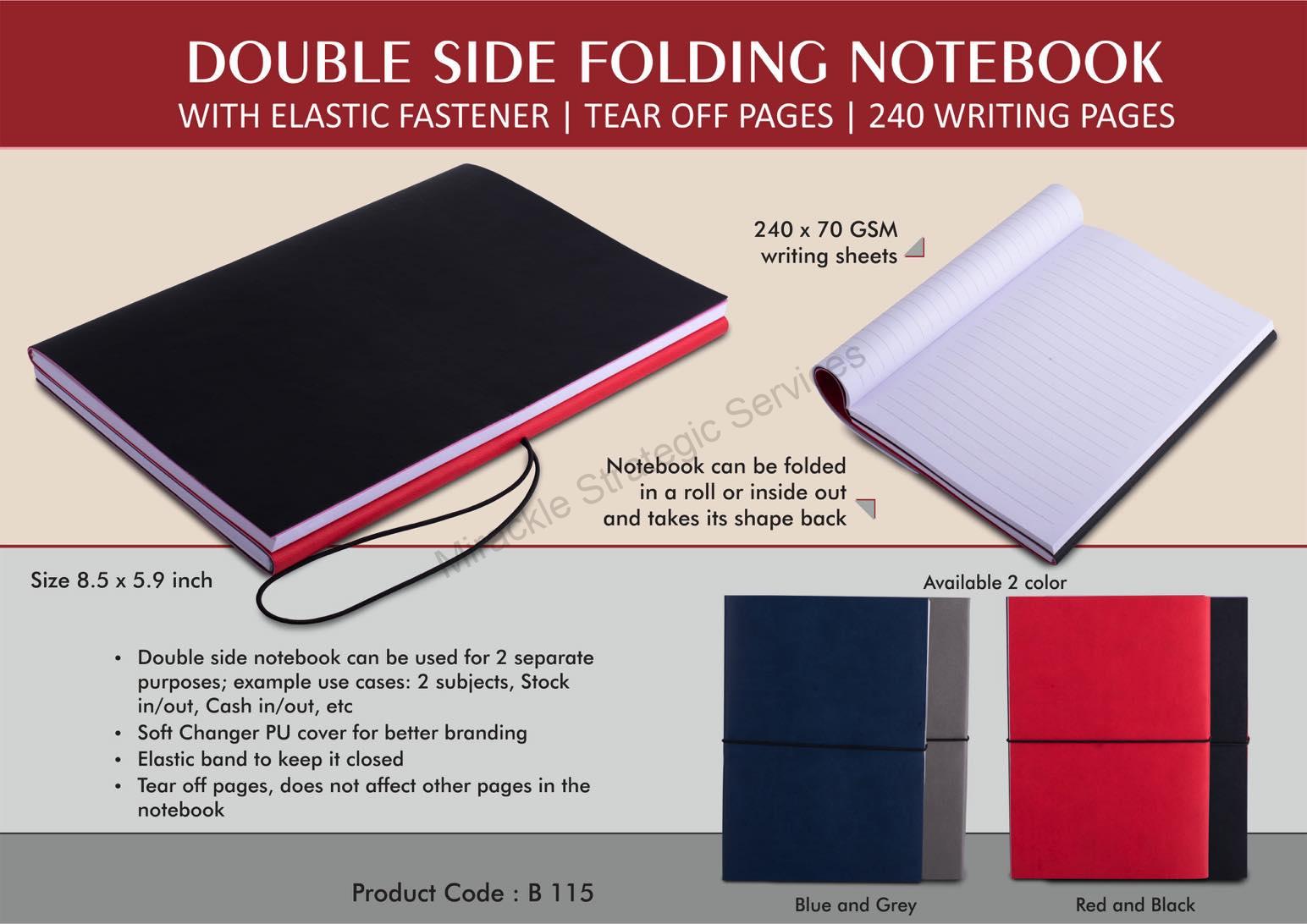 Double side folding notebook - Image 2