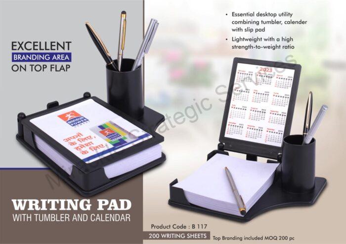 Writing pad with Tumbler and Calendar - Image 2