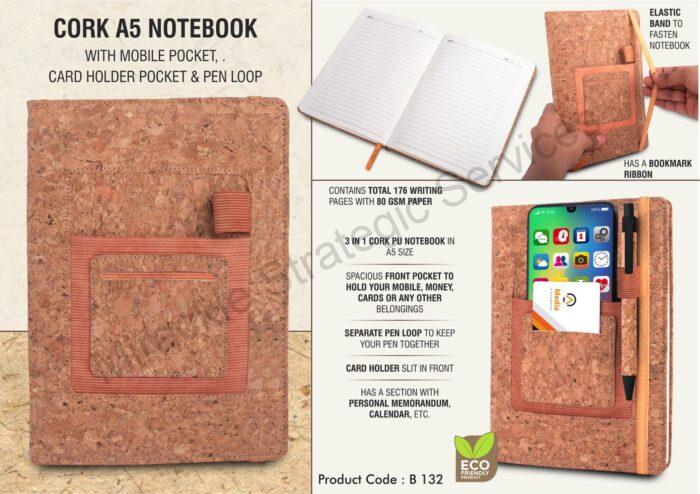 Cork A5 notebook - Image 2